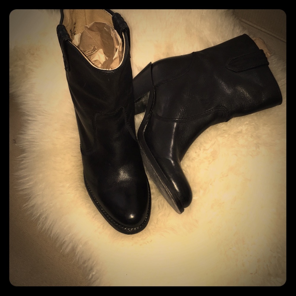 Frye Black Booties